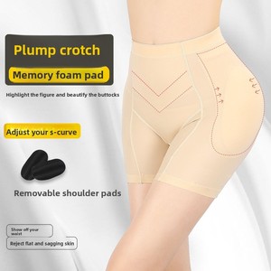 Pantaletas invisibles sin costuras que realzan las <span class=keywords><strong>caderas</strong></span> (no los glúteos); Bragas acolchadas de nailon que levantan y realzan los glúteos; Tops de control de abdomen - Product Image 2