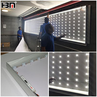 Enseigne lumineuse LED extérieure à ouverture latérale, cadre de boîte lumineuse en profilé aluminium LED extérieur