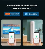Disjoncteur intelligent Zigbee DUOMEI Tuya avec mesure de consommation, 1P 40A, WiFi, mini-interrupteur intelligent pour la maison, télécommande sans fil, 36kA, ABS