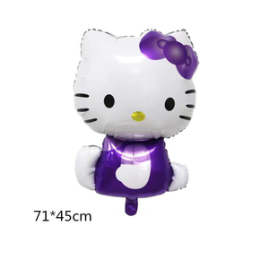 Hot Sale Kt Kitty Dressed in Pink Birthday Decoration Items Huge Helium Foil Cartoon Hello Balloon Kitty Globos Balloon - Product Image 4