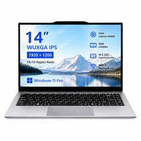 OEM ODM 14 Inch IPS Business Laptop Intel Celeron N4000 8GB LPDDR4 256GB SSD Windows 11 Custom Notebook PC