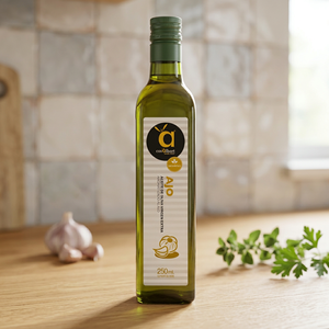 Alta Calidad Casalbert 250Ml Ajo Aceite de Oliva Virgen Extra Vaso Al Por Mayor Con Botella De Vidrio 100% Made In Spain - Product Image 3