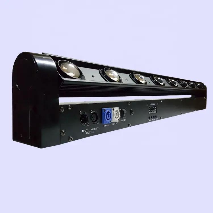 Barra de haz de luz LED para DJ, 8x12W, 8x12 vatios, RGBW, QUAD LED, Pixel, Sharpy, americano