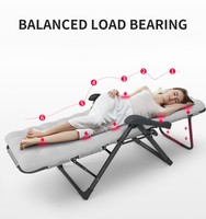 Chaise longue de luxe d'extérieur à gravité zéro, chaise de piscine, chaise longue multifonctionnelle d'extérieur, chaise de plage pliable