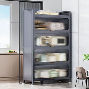 Estante Metálico de Acero Inoxidable para Cocina, Estante Móvil para Cocina, Organizador de Almacenamiento para Cocina - Product Image 1