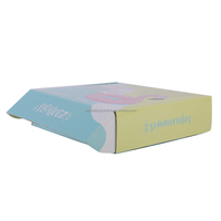 Diseño elegante personalizado Lujo Negro Embalaje Envío Mailer Cajas Caja de envío de lujo