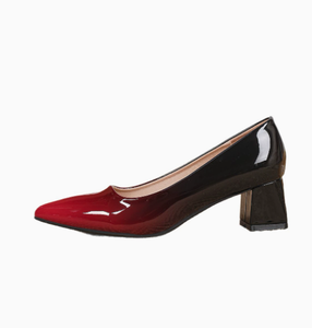 UP-6771r <span class=keywords><strong>43</strong></span> <span class=keywords><strong>44</strong></span> <span class=keywords><strong>Scarpe</strong></span> Classiche da <span class=keywords><strong>Donna</strong></span> con Tacco Alto 5,5 cm, Eleganti Slip-On con Cinturino Posteriore - Product Image 2