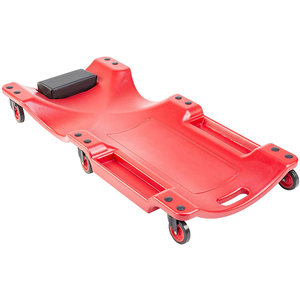 Plastique Garagiste Creeper 40 Pouces avec Têtière Rembourrée et <span class=keywords><strong>Double</strong></span> Bacs À Outils - Product Image 1