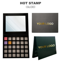 Palette de fards à paupières personnalisée 30 couleurs, sans logo, maquillage, votre propre logo, palette de fards à paupières en marque privée
