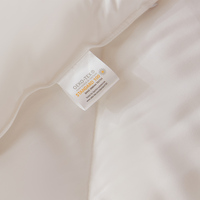 Couette en coton biologique et soie 300 fils, taille King, toutes saisons, couleur unie, respirabilité supérieure, écologique, pour usage hôtelier