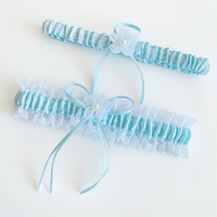 Porte-jarretelles en dentelle sexy Accessoires de mariage Mariée Funny Sweet Ribbon Bow Legging Jarretières