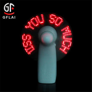 Regalos <span class=keywords><strong>de</strong></span> boda para invitados, ventilador <span class=keywords><strong>de</strong></span> mensaje personalizado Led programable - Product Image 6