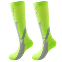 Chaussettes de compression pour mollets pour hommes et femmes - Course à pied, Pilates, Yoga, Sports, Utilisation en plein air - Chaussettes d'été amincissantes, respirantes et à séchage rapide