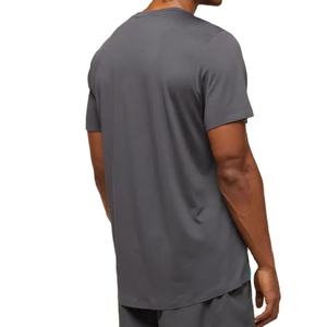 เสื้อยืดผู้ชายสั่งทำจากซัพพลายเออร์ เสื้อยืดคอกลมเนื้อหนา คุณภาพสูง สไตล์สตรีทแวร์ ล้างสีแบบแอซิด ทำสีซีดแบบดิสเทรส สำหรับผู้ชาย - Product Image 2