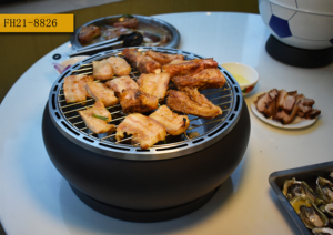2026Charcoal <b>BBQ</b> <b>Grill</b>, Portable Small Camping <b>Grill</b>, Tabletop Korean Barbecue <b>Grill</b> for Home Party and Outdoor Backyard Cooking - Product Image 4