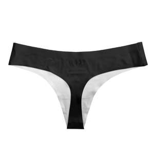 Suministro de fábrica, Tanga para mujer, estampado a pedido, ropa interior elástica duradera, transpirable y cómoda para mujer, uso diario en todas las estaciones - Product Image 3