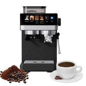 <span class=keywords><strong>Machine</strong></span> à café expresso semi-automatique avec 20 réglages de mouture et mousseur à lait, 1350W pour une crème riche, idéale pour le café et la maison - Product Image 5