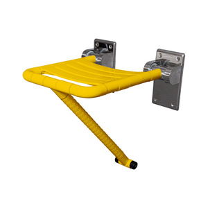 Blue Shield <b>Folding</b> Toilet Sitz <b>Stool</b> Yellow ABS Stainless Steel Safe Bathroom Equipment for Elderly Pregnant Disabled - Product Image 5