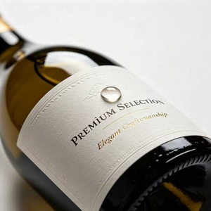 <span class=keywords><strong>Etiquetas</strong></span> <span class=keywords><strong>de</strong></span> <span class=keywords><strong>Vino</strong></span> Holográficas con Textura Vintage, en Relieve, Compatibles con la FDA, Ecológicas, Forma Personalizada, Adhesivo Impermeable - Product Image 4