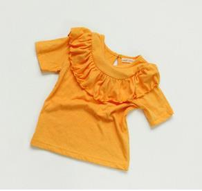 Vente en gros : T-shirt enfant personnalisé à volants et manches raglan – Meilleurs sites web - Product Image 5