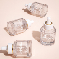 Botol Kaca Premium Custom Kosong 30ml 50ml untuk Serum Wajah, Minyak Esensial, dan Kemasan Minyak Serum Rambut