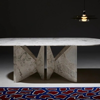 Table de Console murale en marbre naturel de style nordique, créative