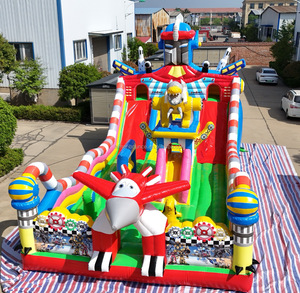 Tobogán Acuático Inflable de Grado Comercial Personalizado con Obstáculos para Niños y Adultos, Fácil de Instalar, Alquiler para Negocios, PVC - Product Image 5