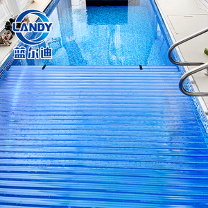 Landy 24V PC Tự Động Trượt Sàn Hồ Bơi Bìa IP68 Không Thấm Nước Chống Uv Tự Động Hồ Bơi Bìa Cho Thận Hình Hồ Bơi - Product Image 2