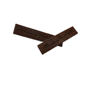 Fabbrica all'ingrosso OEM Custom pelle scamosciata crine in pelle goffrata etichette per cucire su abbigliamento toppe in pelle per indumento - Product Image 5