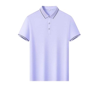 Promotional <b>Polo</b> Shirt 195g Mercerized Cotton Modal Pique Collar Short Sleeve Loose Fit Breathable Summer Corporate Use - Product Image 5
