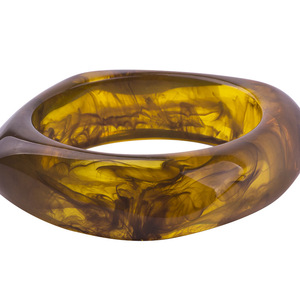 Pulseras de resina de moda para mujer, brazaletes cuadrados geométricos anchos de acrílico, joyería con abalorio para mujer <span class=keywords><strong>2021</strong></span> - Product Image 6