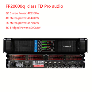 Amplificador de Potencia de Audio Profesional QUANSHENG FP20000q de 4 Canales Clase <span class=keywords><strong>TD</strong></span> con Carcasa Metálica, Impedancia de 8/4 Ohmios, 110-240V, Garantía de 3 Años - Product Image 3