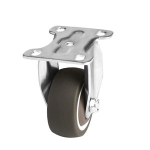 Rueda Giratoria Rígida de 1.5 Pulgadas, Material de Acero, Rodamiento de Bolas, Funcionamiento Silencioso, Precio al por Mayor - Product Image 2