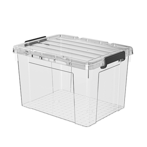 Hot bán chất lượng tốt tùy chỉnh nhựa rõ ràng miễn phí tái sử dụng lưu trữ hộp lưu trữ container với nắp - Product Image 2
