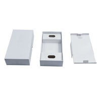 Boîte d'expédition en carton rigide écologique avec impression UV personnalisée en gros, boîte d'emballage pour téléphone intelligent avec logo, pour l'expédition de téléphones