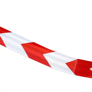 Bande réfléchissante auto-adhésive ambre haute visibilité tissu PVC extérieur imperméable et PET Micro prismatique pour les remorques - Product Image 5