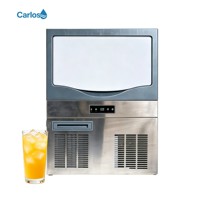 Machine à glaçons professionnelle compacte à poser sous le comptoir avec affichage numérique pour café et lounge