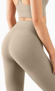 Leggings Capri de Cintura Alta sin Costura Delantera para Mujer, para Yoga, Gimnasio y Entrenamiento - Product Image 6