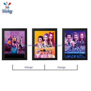 Affiche lenticulaire 3D Ricky Anime Nouveau Design K-<span class=keywords><strong>Pop</strong></span> pour Demon Hunter, en <span class=keywords><strong>plastique</strong></span> écologique, <span class=keywords><strong>art</strong></span> décoratif, affiche anime 3D - Product Image 4