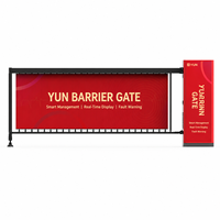 Barrera Publicitaria YUANHONG YH-QADDZ1818, Brazo Abatible sin Escobillas de 24V CC para Estacionamientos y Entradas de Hoteles, IP54