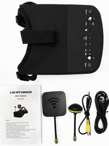 Lunettes FPV Eachine EV800D 5.8G 40CH Diversity 5 pouces 800x480 HD DVR avec batterie intégrée pour drone de course RC - Product Image 3