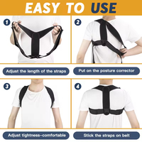 Ceinture de soutien de la clavicule en néoprène/nylon respirante et ajustable, personnalisable en gros, pour le sport et le travail