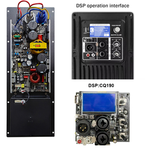 Modules d'amplification 650W DSP et nouveau <span class=keywords><strong>module</strong></span> actif à 2 canaux à dissipateur de chaleur avec refroidissement par ventilateur à vitesse variable, sorties directes/parallèles - Product Image 5