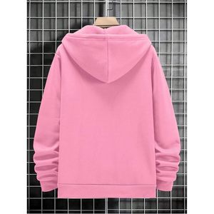 Sudadera con capucha y cremallera para hombre, diseño gráfico personalizado, manga larga, estilo casual, transpirable, de algodón French Terry. - Product Image 6