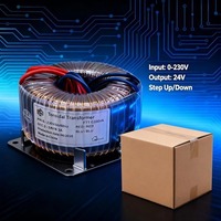 Transformateur toroïdal 50W 100W 200W 300W 500W Entrée 110V 220V Sortie 9V 12V 18V 24V 28V 35V pour amplificateur domestique et alimentation UPS