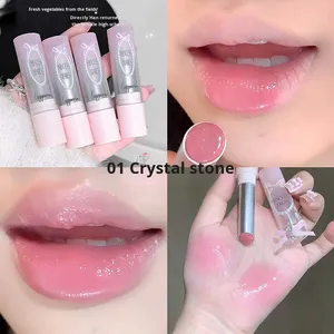 Cappuvini Retro Solid <strong>Lip</strong> Gloss <strong>Sweet</strong> and Cool Butterfly Korean Nude Color Solid <strong>Lip</strong> Glaze Makeup for Students Lipstick - Product Image 6