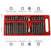 Set obeng elektrik isi 40 buah, Set Obeng bintang, Set mata obeng kombinasi, alat kunci L Hex