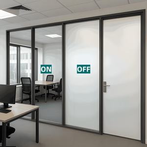 Film intelligent électriquement commutable - Vente flash, télécommande, du givré au transparent <span class=keywords><strong>en</strong></span> quelques secondes, idéal pour les projets résidentiels et professionnels - Product Image 1