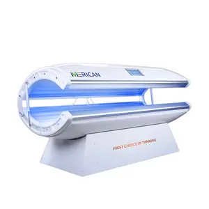 Best Selling Sunless Tanning Cabin Horizontal Solarium Tanning Equipment for Home Use
