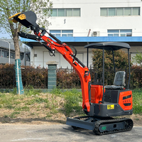 Mini-excavatrice compacte durable 1,5T 2T avec brise-roche hydraulique, garantie CE, vente directe usine